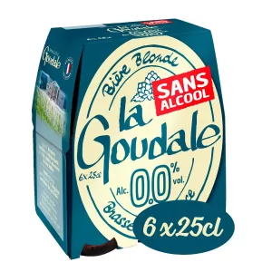 Cerveja Não Alcoólica, 6x25cl - LA GOUDALE