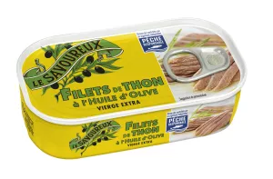 Тунец с оливковым маслом Extra Virgin 115г -  LE SAVOUREUX