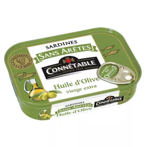 没有橄榄油边缘的沙丁鱼，98克 - CONNÉTABLE