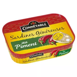 Großzügige Sardinen mit Chili, 140g - CONNÉTABLE