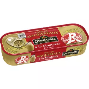 Mackerel Fillets with Dijon Mustard, 169g - CONNÉTABLE