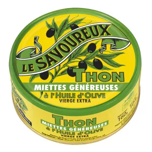 Miettes de Thon à l'Huile d'Olive, 160g -  le SAVOUREUX