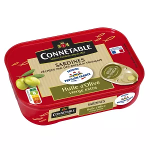 Cá mòi với dầu ô liu nguyên chất thêm 115g - Connetable