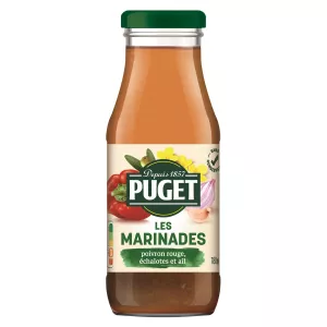 Rote Paprika-, Schalotten-, Knoblauch- und Thymianmarinade 180 ml - Puget
