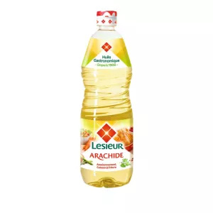 Aceite de cacahuete; 1 litro -  LESIEUR