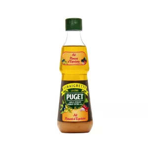 Vinaigrette Huile d'Olive/ Ail/ Piment d'Espe lette, 33cl - PUGET