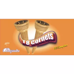 Einfache Cornets x18 58g - LA BASQUAISE