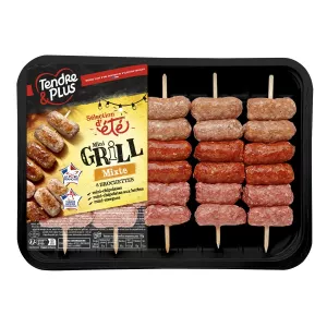 Brochette de saucisses mini chipolatas merguez Herbes 5- 360g -  TENDRE ET PLUS