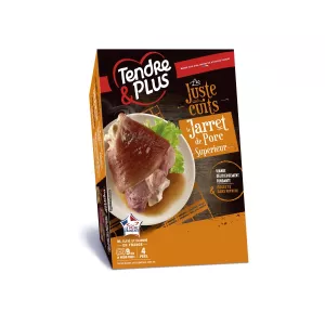 Jarret de porc cuit supérieur 750g - TENDRE ET PLUS