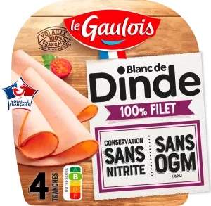 Blc Dinde Ss Nitrit X4 160g