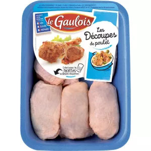 Piezas de pollo amarillo, 750g - LE GAULOIS
