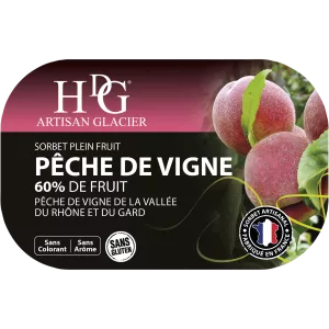 Сорбет Пече Винье 487,5г - Histoires De Glaces