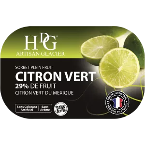 Sorbet Citron Vert 487.5g - Histoires De Glaces