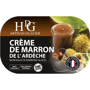 Glace Creme Marron 487.5g - Histoires De Glaces