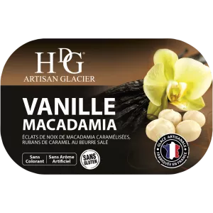 Vanille Macadamia-ijs 487,5 g - Histoires De Glaces