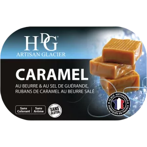 Glace Caramel Beurre Sale 487.5g - Histoires De Glaces