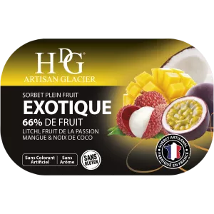 Sorbete exótico 487,5g - Histoires De Glaces