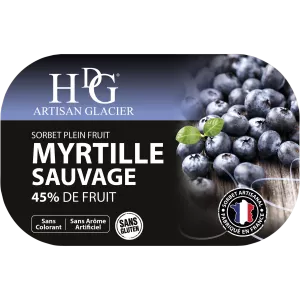 Сорбет из дикой черники 487,5г - Histoires De Glaces