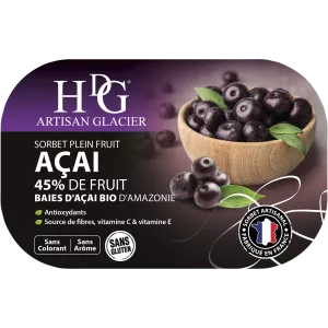 Sorbet Acai 487,5g - Histoires De Glaces