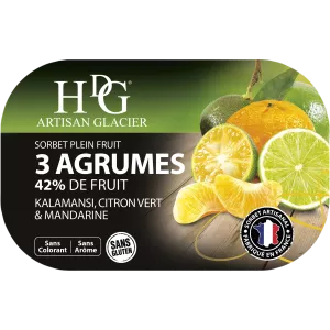 Sorvete de 3 Cítricos 487,5g - Histoires De Glaces