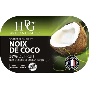 Kokossorbet 487,5 g - Histoires De Glaces