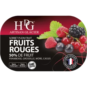 Sorbet trái cây đỏ 487,5g - Histoires De Glaces