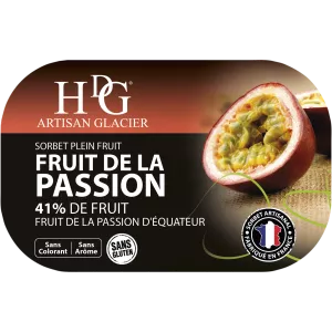 Sorbet chanh dây 487,5g - Histoires De Glaces