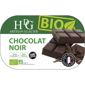Biologisch ijs van pure chocolade 487,5 g - Histoires De Glaces