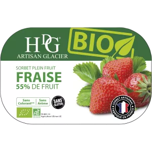 有机草莓冰糕 487.5g - Histoires De Glaces