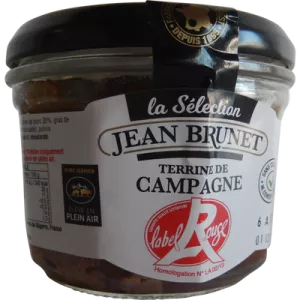 Label Rouge Country-terrine; 180g - JEAN BRUNET