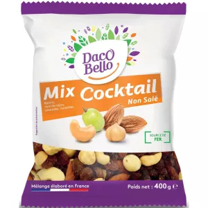 Fruits Secs Cocktail Non Salé, 400g - DACO BELLO