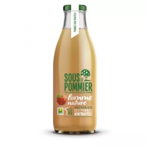 Jus de pomme nature pommes non traitées 1L - SOUS LE POMMIER