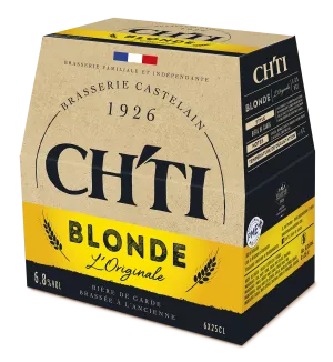 Cerveza Rubia Original, 6°8, 6x25cl - CH'TI