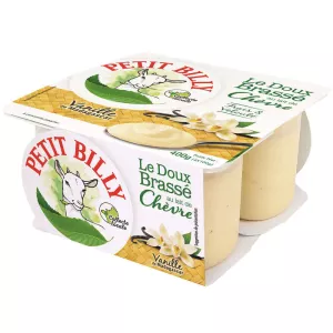 Yaourt au lait de chèvre & vanille 4x100g - PETIT BILLY