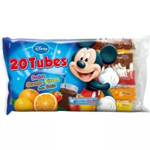 Tubes glacés aux fruits X20 802g - DISNEY
