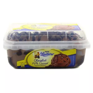 Glace chocolat 70% de cacao 510g - LA LAITIÈRE
