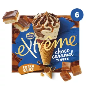 Ice Choco Caramel Toffee x6 Cono - Extreme