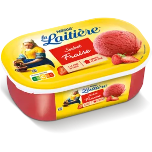 Sorbet Fraise 558g - LA LAITIERE