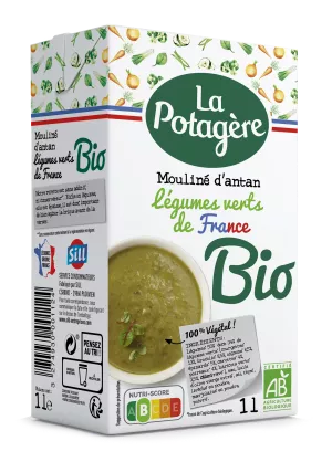 Mouliné d'Antan con Verdure Verdi Biologiche 1l - LA POTAGERE