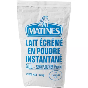 Magere melkpoeder 0% vet
In Zak 5 Kg - MATINES