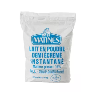 Latte Parzialmente Scremato In Polvere In Busta Da 10 Kg 14% mg - MATINES