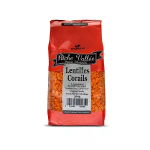 Lentilles Corails 500g - RICHE VALLEE