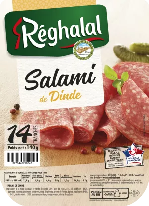 Salami Dinde X14 T 140g