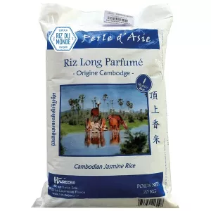 Arroz Perfumado Camboja Asiático Pérola Antílope 20kg - RIZ DU MONDE