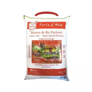 Arroz com sabor premium cambojano quebrado quebrado 1 vez 5kg - RIZ DU MONDE