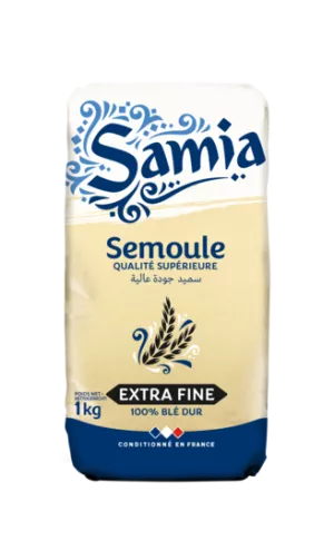 Extra Fine Wheat Semolina 1kg - SAMIA