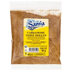 Cardamone Vertte Moulue 50g - SAMIA
