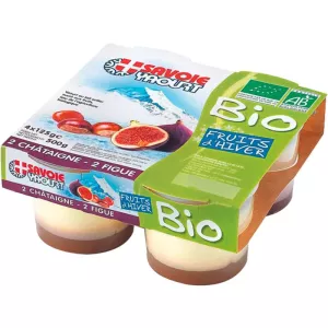 Bio-Winterfruchtjoghurt 4x125g - SAVOIE-JOGURT