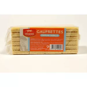 Gaufrettes parfum vanille 280g - VÉDÈRE