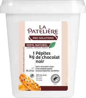 Chocolate chip đen 1kg - LA PATELIÈRE